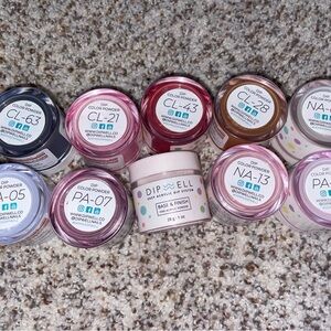 Dipwell Nail Dipping Powder Set - 9 colors